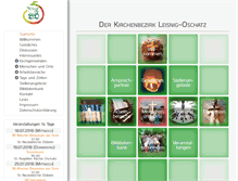 Tablet Screenshot of kirchenbezirk-leisnig-oschatz.de